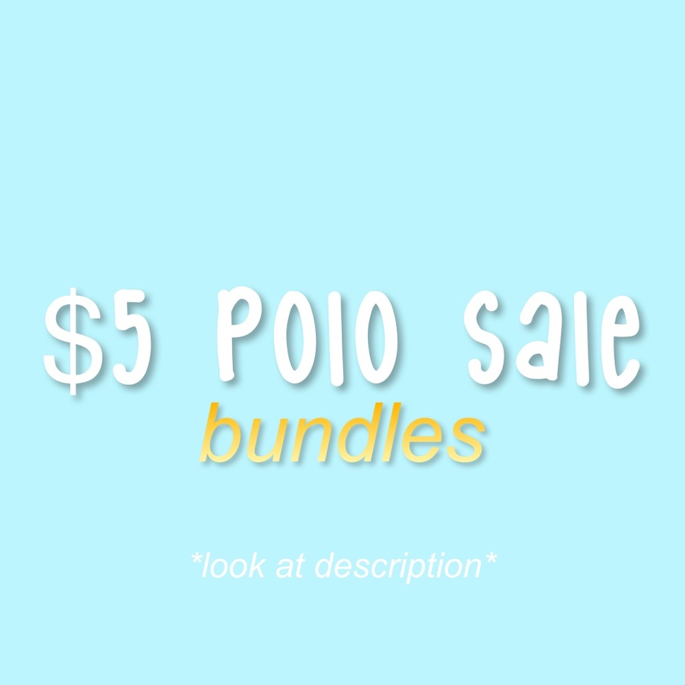 $5 POLO RALPH LAUREN TEES